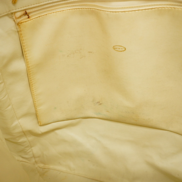 CHANELAuth Chain Shoulder Women's Canvas Shoulder Bag Beige,Navy - Picture 7 of 10